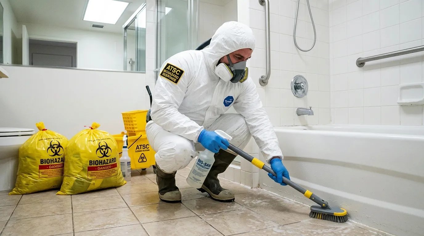 Decontamination equipment deployed for Blood Cleanup in Southampton